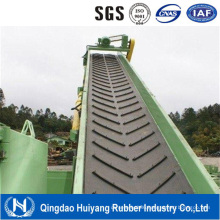 ISO9001 Chevron Pattern Conveyor Belt 5mm High Chevron Conveyor Belt